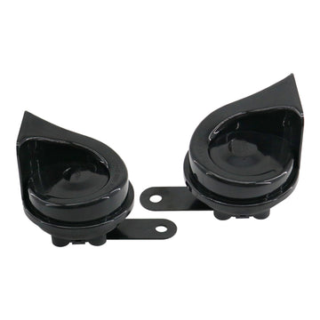 Wenle Hot Style Dual Audio Car Horn Black 80mm 12V H:510 ±30Hz L:410±30Hz 105-118dB ABS Snail Horn Universal Speaker