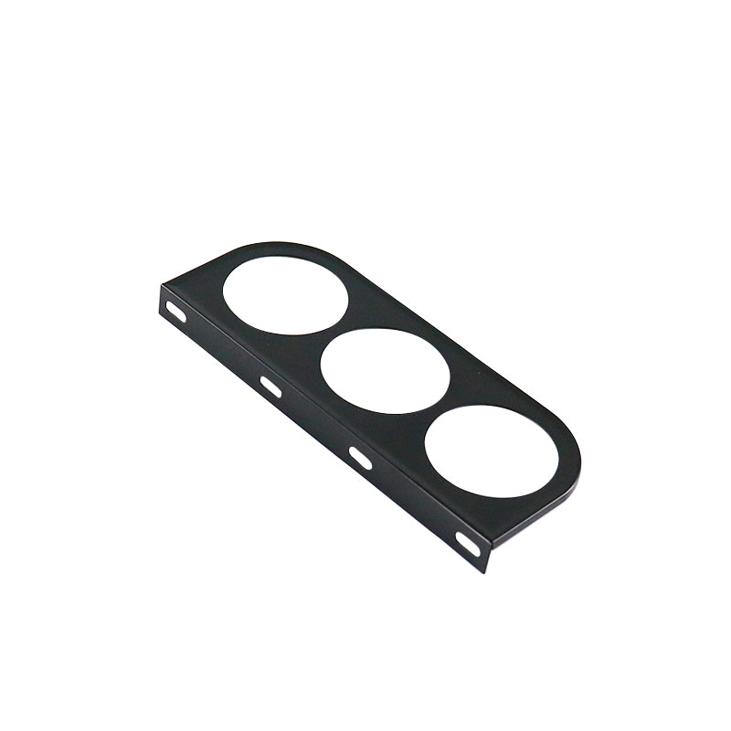 Wenle Car Modified Instrument Rack 52MM Three Holes Black Instrument Rack Car Instrument Bracket Accessories
