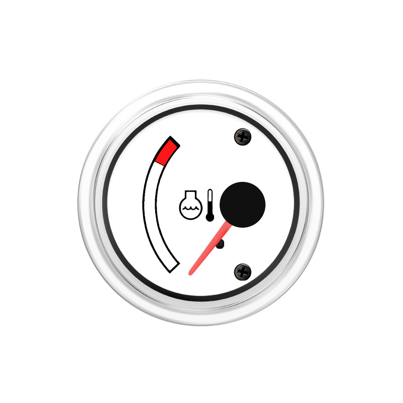 Wenle 704/50099 Iron 52mm 24V Auto Meter Water Temperature Gauge